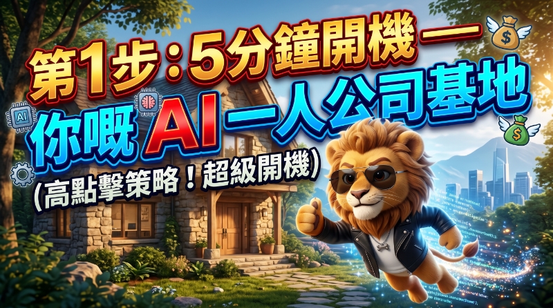 第 1 步 · 5 分鐘開機 封面